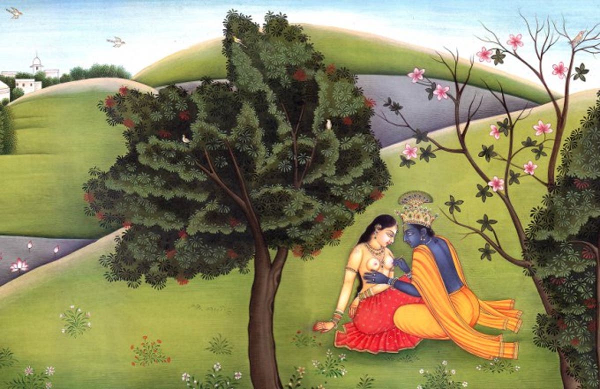 Las deliciosas aventuras eróticas de Krishna y Radha
