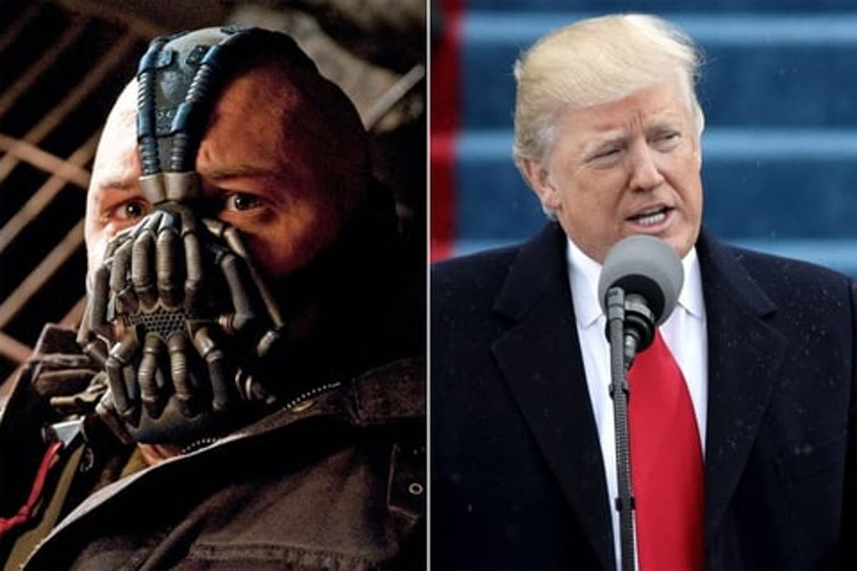 Sacó Trump su discurso inaugural de Bane, el villano de una de las  películas de Batman?