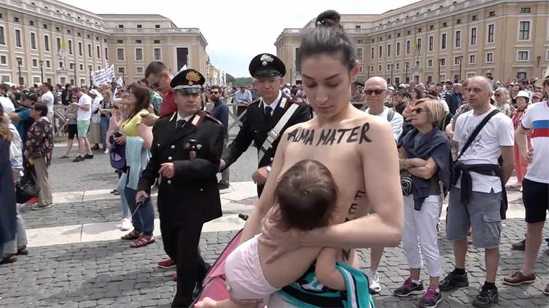 Topless Protest Uncensored