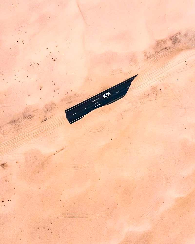 El desierto engulle a Dubái