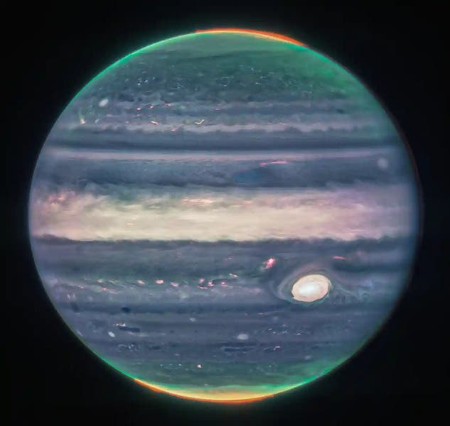 Júpiter en imagen del Telescopio Espacial James Webb (2022)