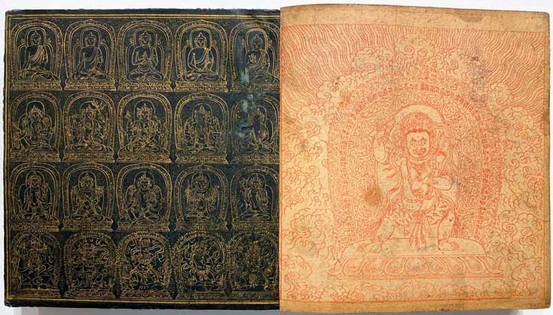 Este precioso libro tibetano fue impreso 40 años antes que la Biblia de Gutenberg