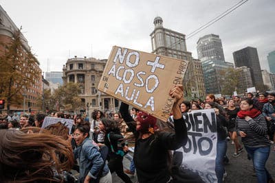Marchas y manifestaciones feministas más importantes de la historia reciente: Mayo feminista chileno (Chile, 2018) (Imagen: Mario Téllez)