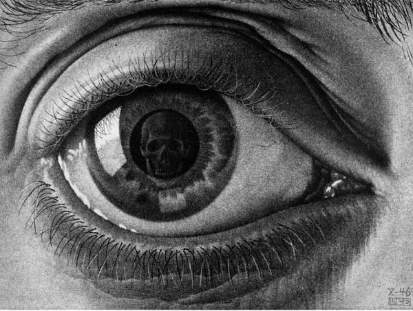 M.C. Escher, 'Ojo' (1946)