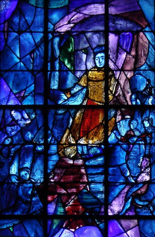 Los preciosos vitrales de la Catedral de Reims creados por Marc Chagall