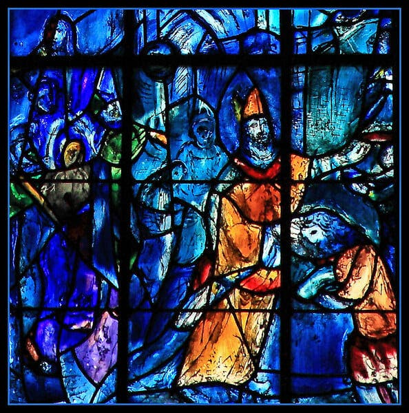 Los preciosos vitrales de la Catedral de Reims creados por Marc Chagall