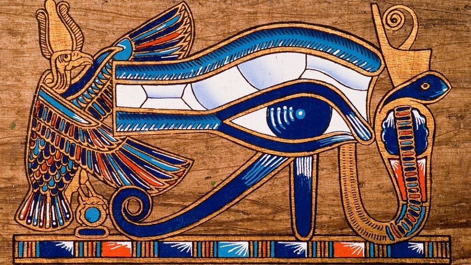 el ojo de horus uno de los simbolos más importantes en egipto