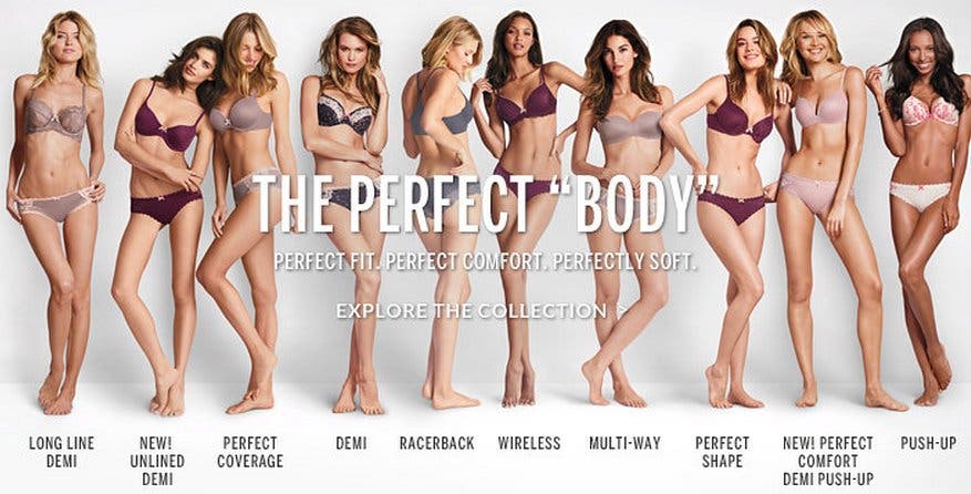 Las modelos de Victoria's Secret tienen el cuerpo perfecto, ¿y tú qué cuerpo  tienes?