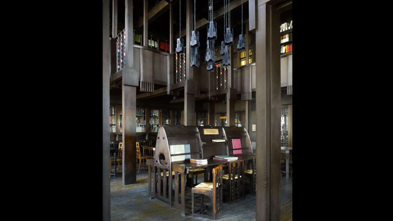 Library at the Glasgow School of Art 