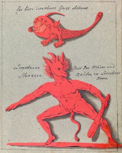 L0076378 A compendium about demons and magic. MS 1766.