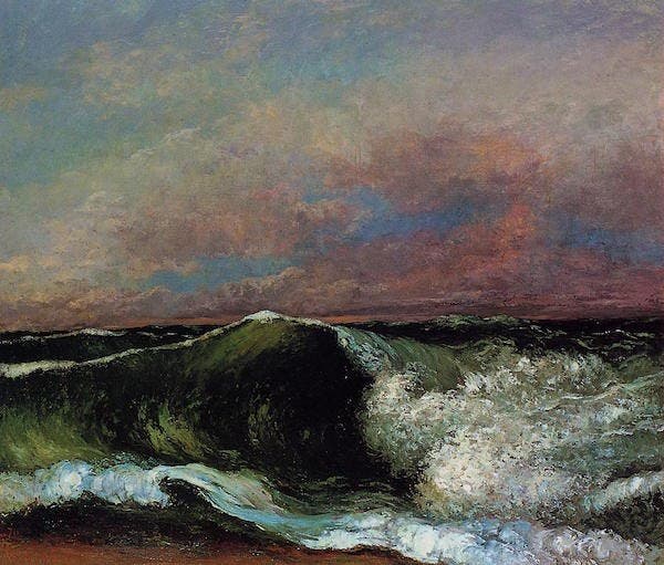 Gustave Courbet, "The Wave" (1869)